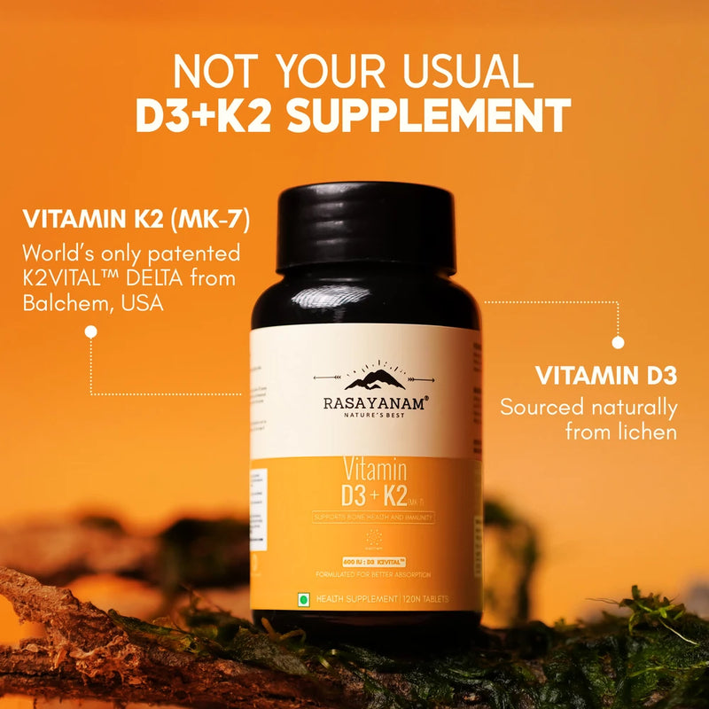 Vitamin D3 + K2 supplement