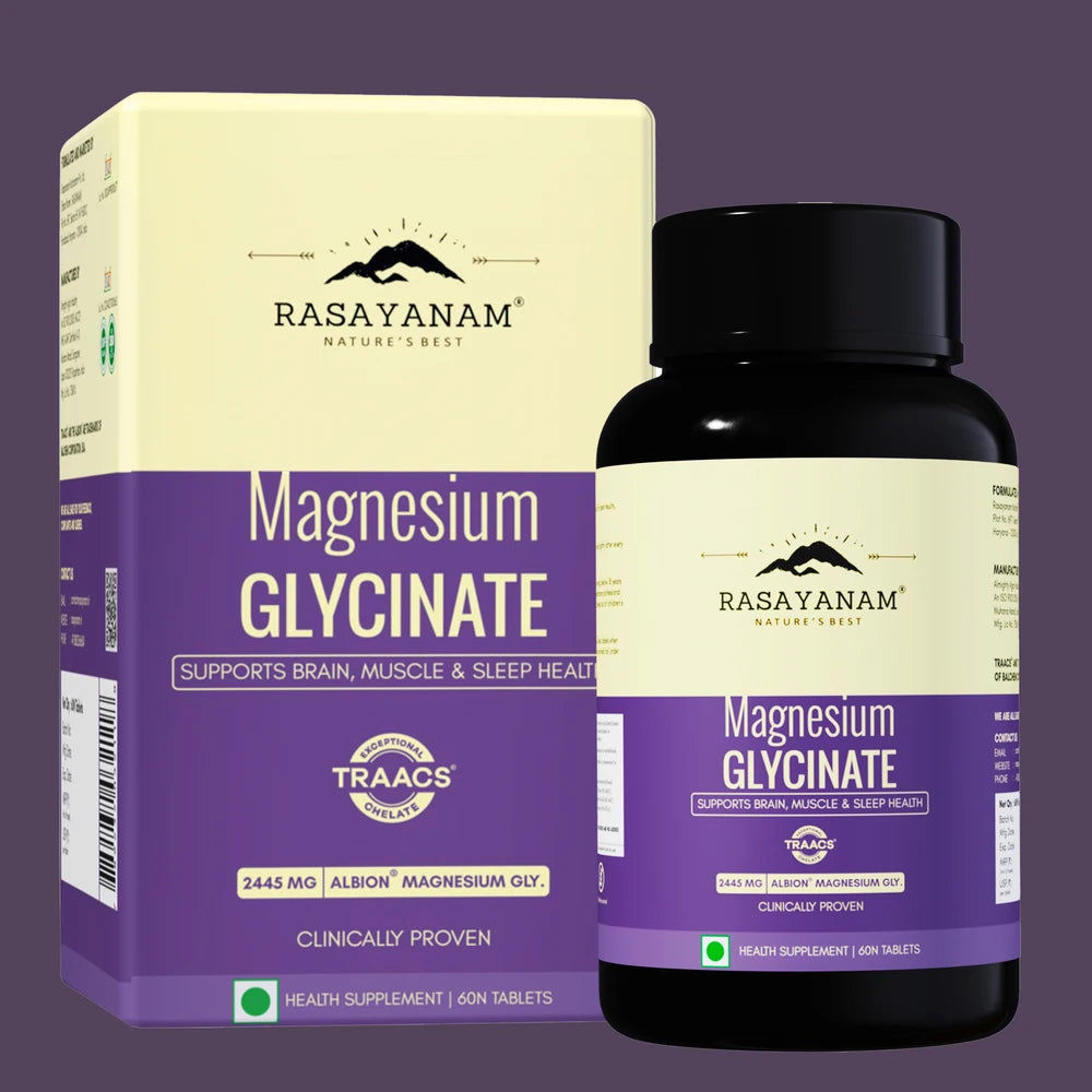 Rasayanam Magnesium Glycinate - From Balchem, USA
