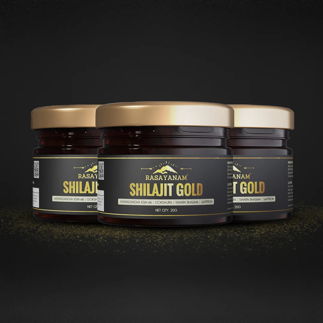 Rasayanam Shilajit Gold pack of 3