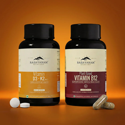 Vitamin B12 and D3K2 Combo for Deficiency Support
