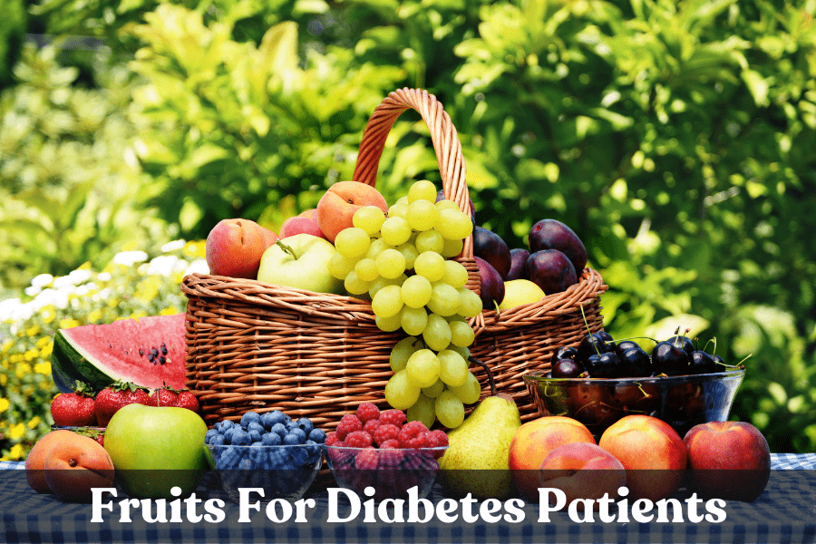 Why are fruits a healthy option for diabetes patients?