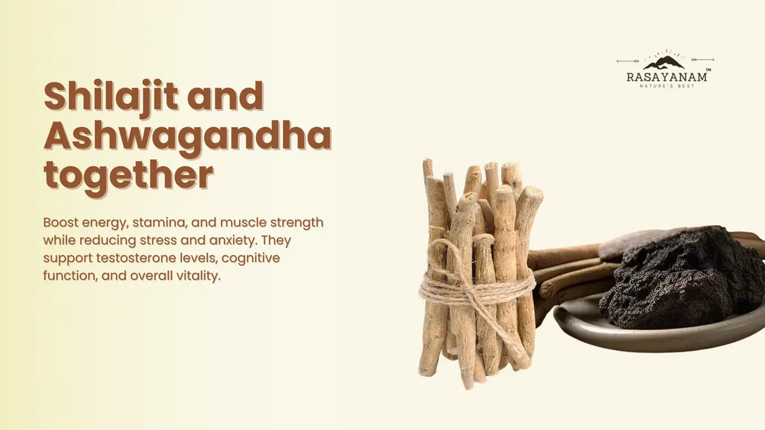 Shilajit and Ashwagandha Together, Rasayanam Shilajit, Rasayanam Ashwagandha