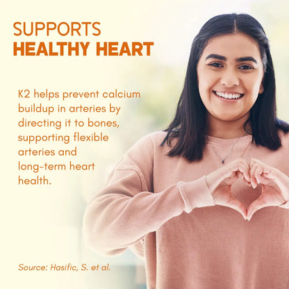 Vitamin D3 + K2 supplement benefits