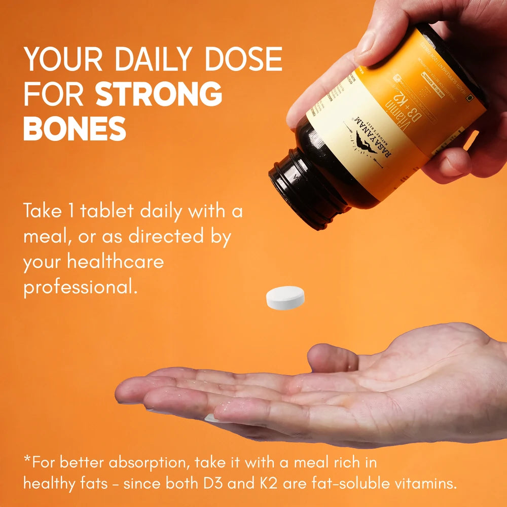 Vitamin D3 + K2 supplement dosage