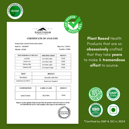 Pure Amla Juice - With 2X Vitamin C