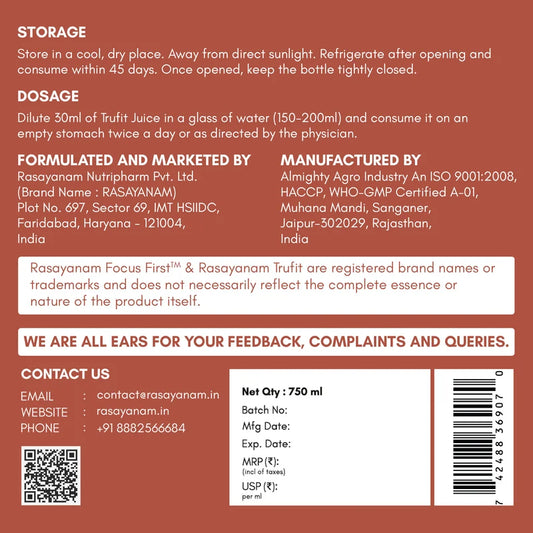 TruFit Juice - Manage Weight Naturally