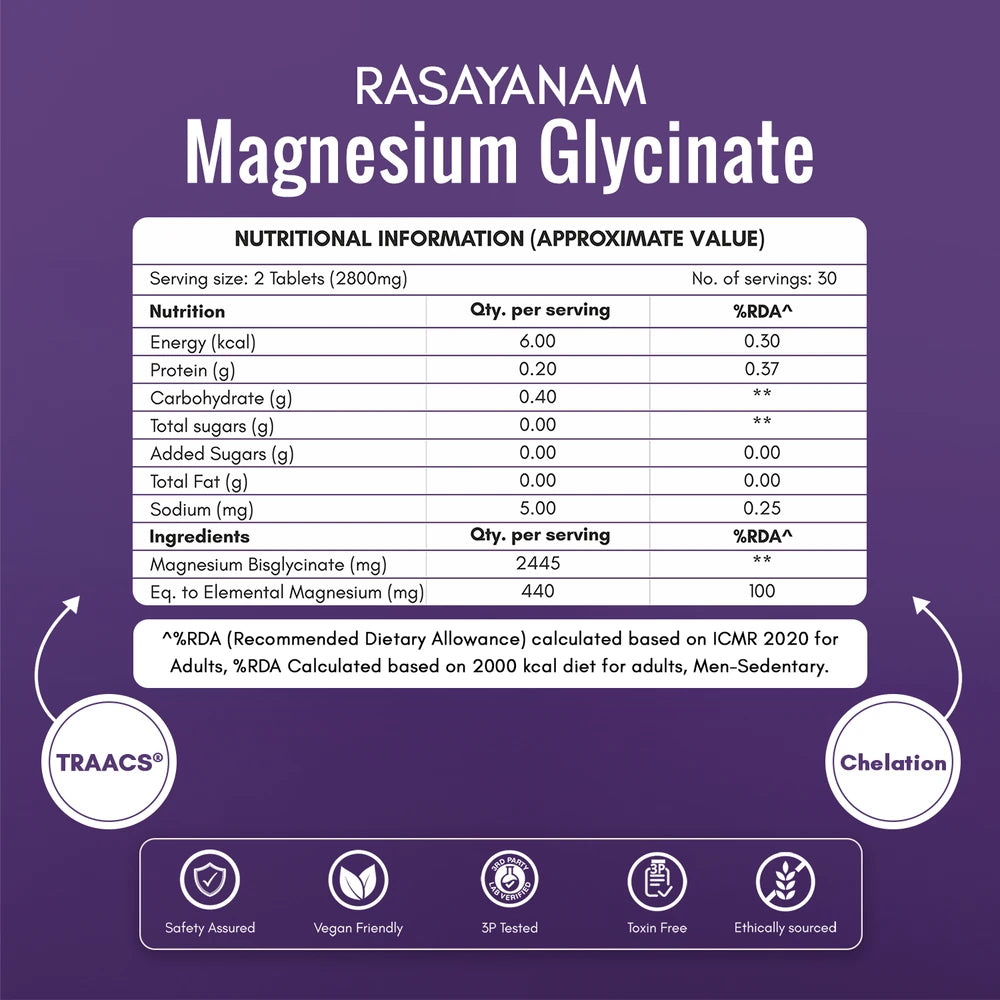 Rasayanam Magnesium Glycinate 