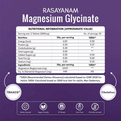 Rasayanam Magnesium Glycinate 