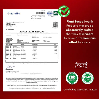 Original Kashmiri Saffron/Kesar (1g)