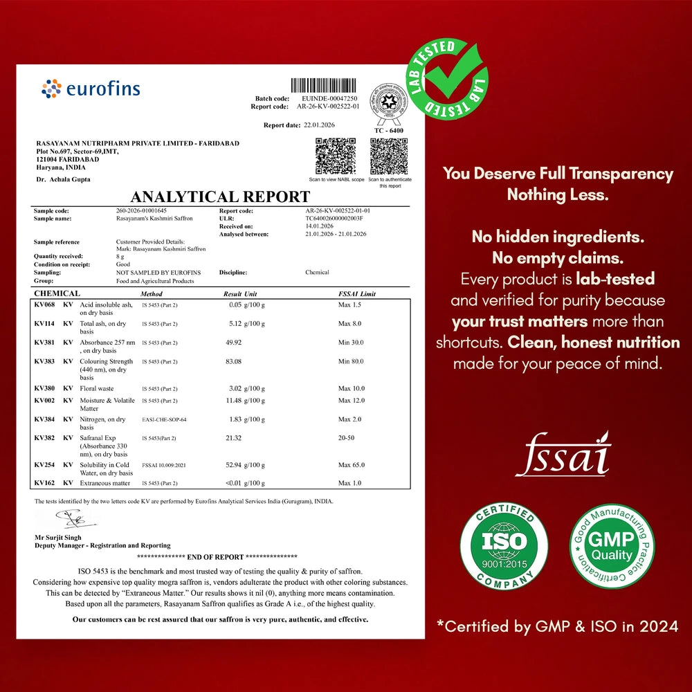 Kashmiri Mongra Saffron/Kesar (1g)