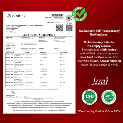 Kashmiri Mongra Saffron/Kesar (1g)