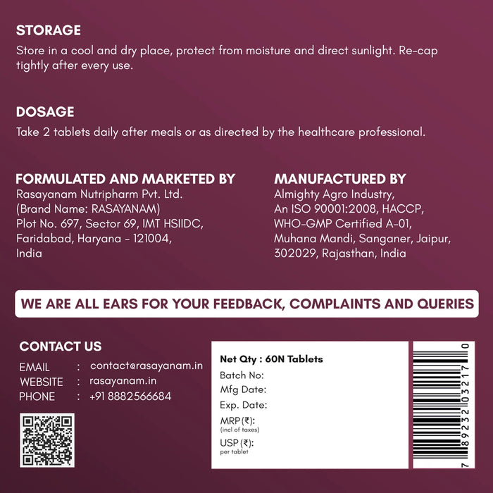 rasayanam multivitamin for women