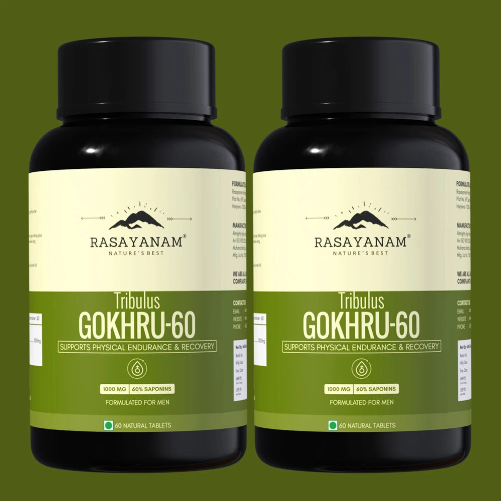 Two bottles of Rasayanam Tribulus Gokhru-60