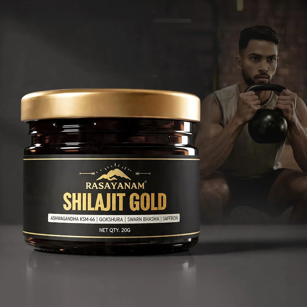 Shilajit Gold Resin Boost Energy, Strength & Immunity Naturally - Rasayanam