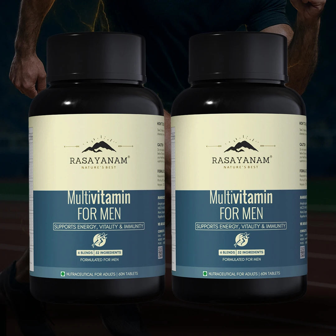 Two bottles of Rasayanam Multivitamin for Men