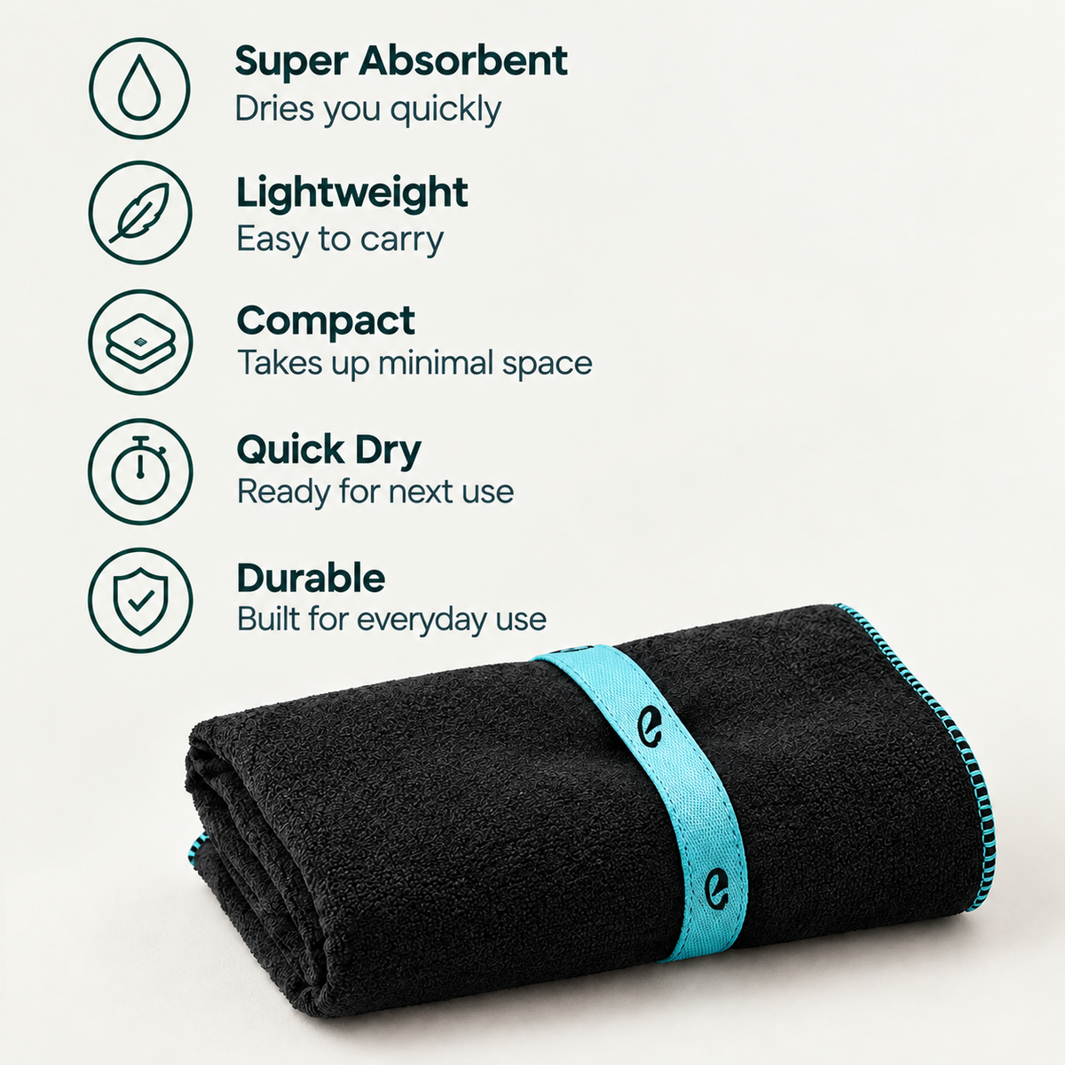 Rasayanam Everyday Microfiber Towel