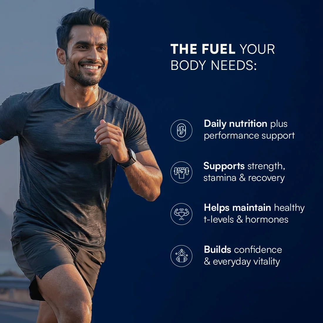 Multivitamin for Men and Testoboost Combo for 360° Wellness & Stamina