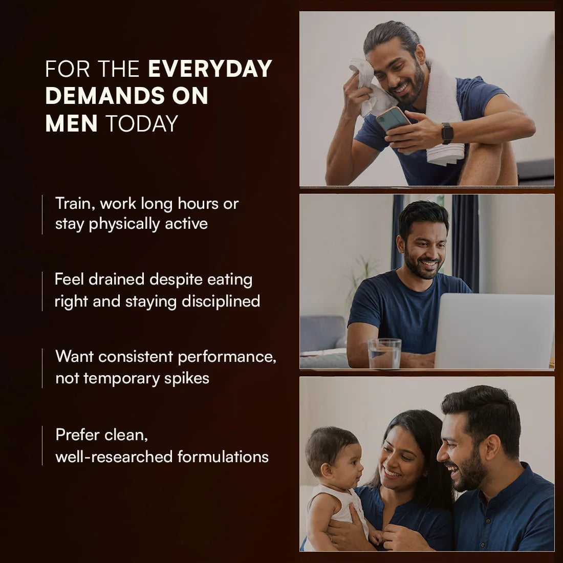 Multivitamin for Men and Testoboost Combo for 360° Wellness & Stamina