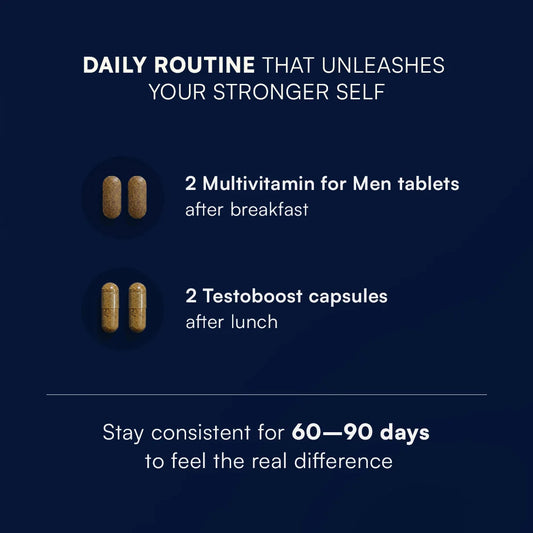 testoboost and Multivitamin for Men dosage