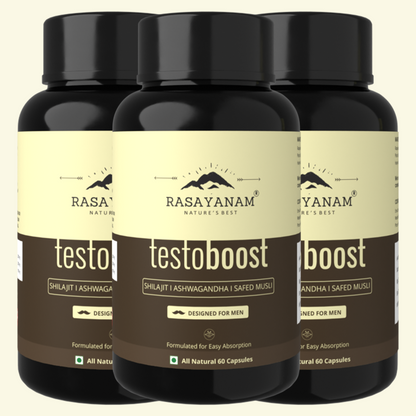 Testoboost - Shilajit, Ashwagandha, Safed Musli