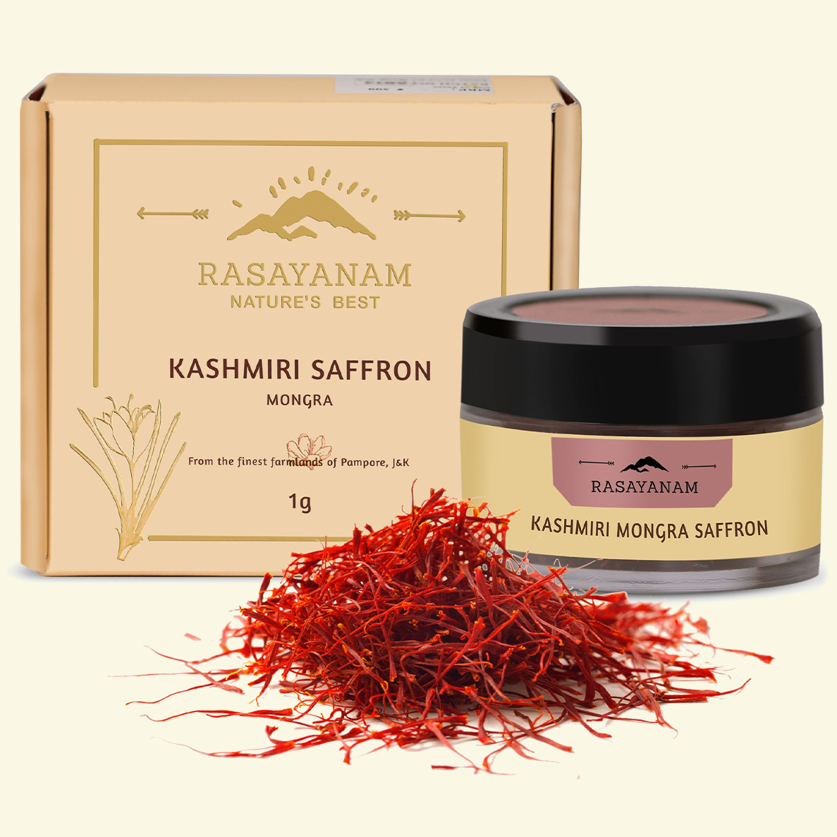 Original Kashmiri Saffron/ Kesar (1g)