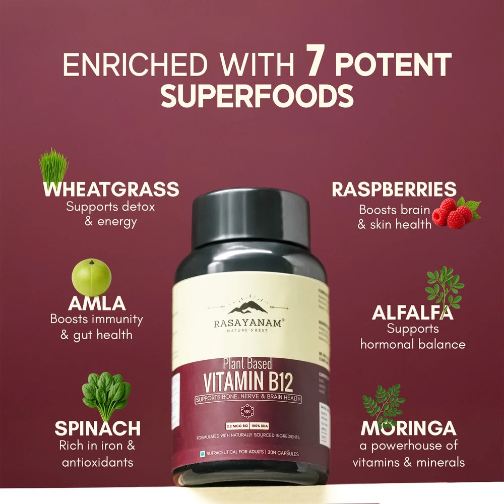 Plant-based Vitamin B12 - 30 Capsules