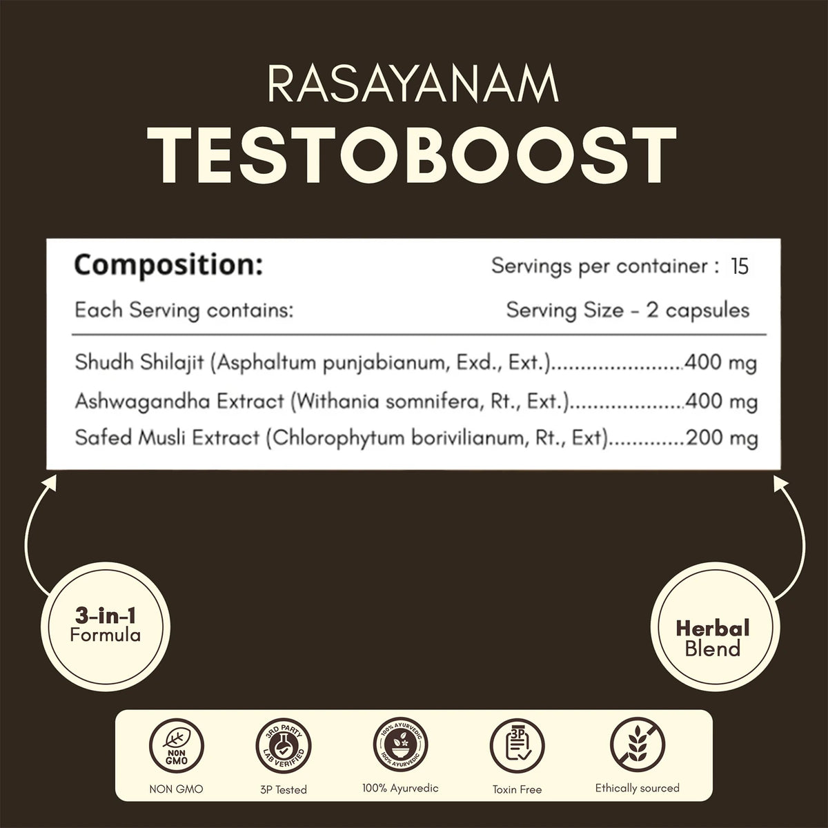 Testoboost for Men - 30 Capsules