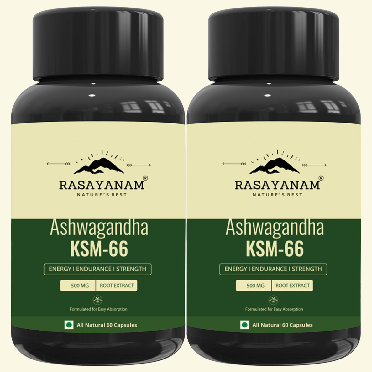 Ashwagandha KSM-66 (500 mg)