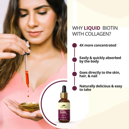 Liquid Biotin with Collagen 25000mcg