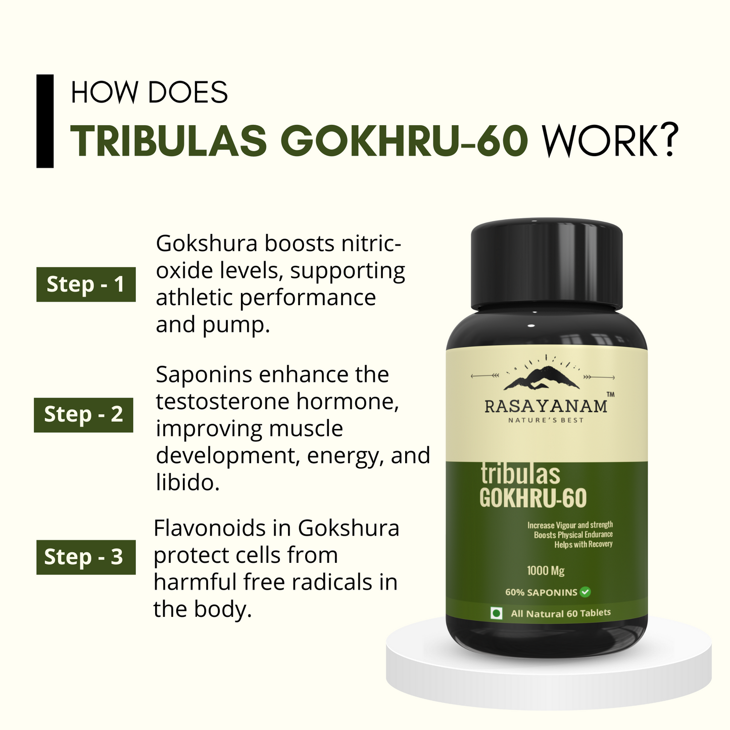 Tribulas Gokhru-60 (1000 mg)