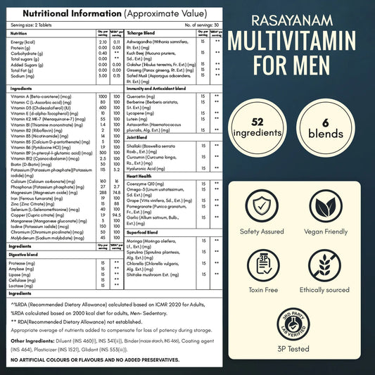 Multivitamin Tablets for Men