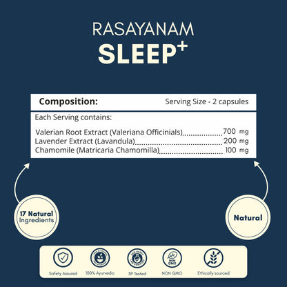Sleep+ (Valerian Root, Chamomile, & Lavender)