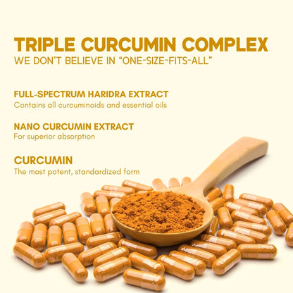 Vitamin D3+ Magnesium Glycinate + Curcumin  Combo For Joint Support
