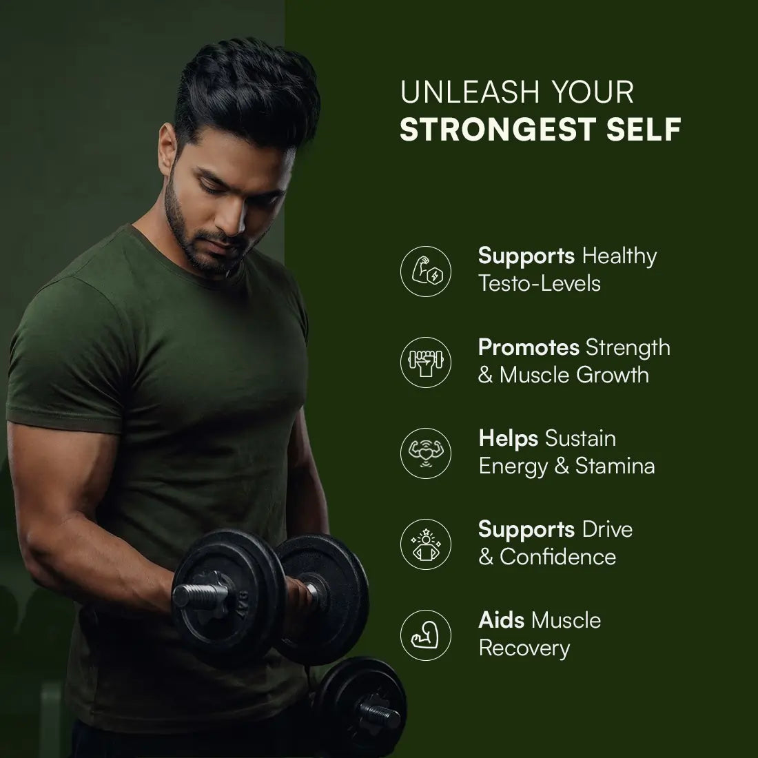 Testoboost and Gokhru-60 Combo for Strength, Drive & Vitality