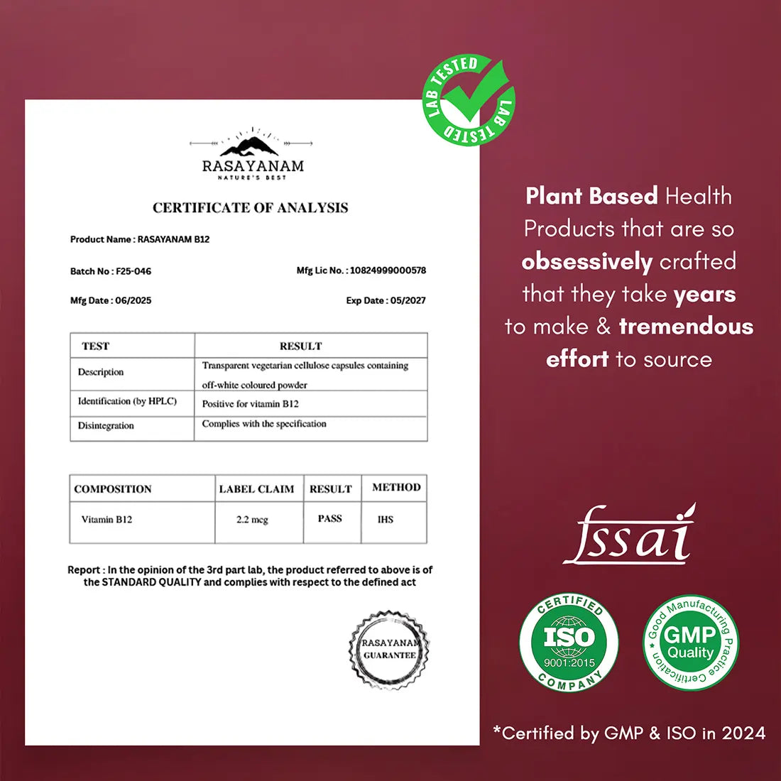 plant based vitamin b12