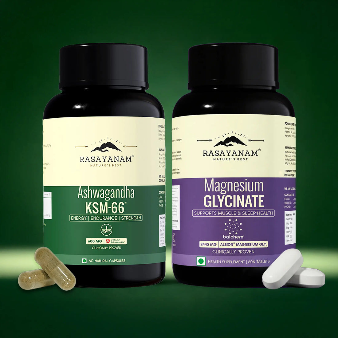 Ashwagandha KSM-66 and Magnesium Combo for Complete Mind–Body Reset
