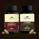 Plant-Based Vitamin B12 and Testoboost Combo for Energy & Stamina